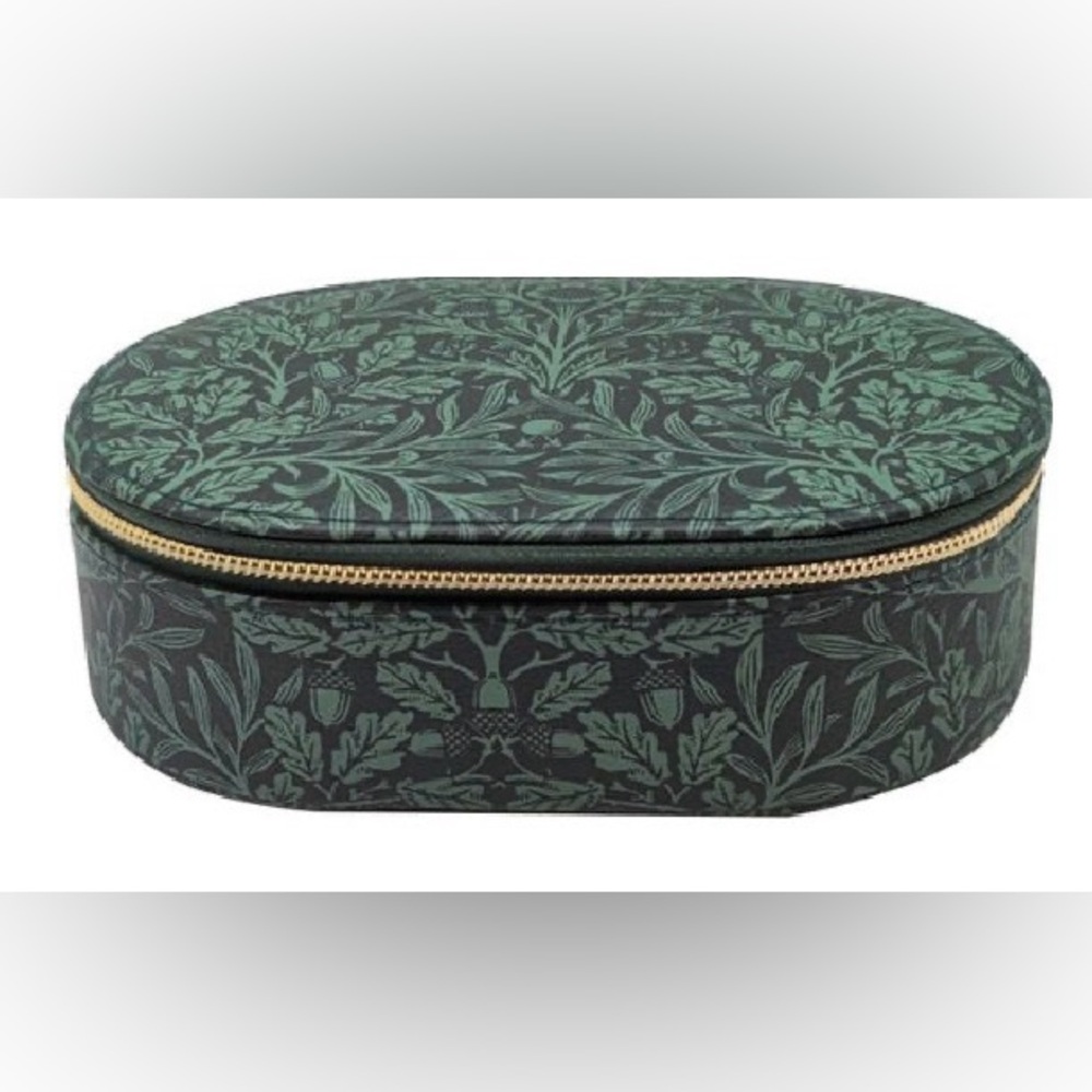 NWT 1800’S ARTIST WILLIAM MORRIS PRINTED “ACORNS & OAK LEAVES” JEWELRY BOX! - Picture 5 of 9